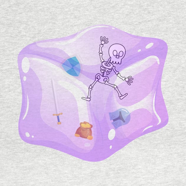 Gelatinous Cube - Purple by NerdySparkleGoth